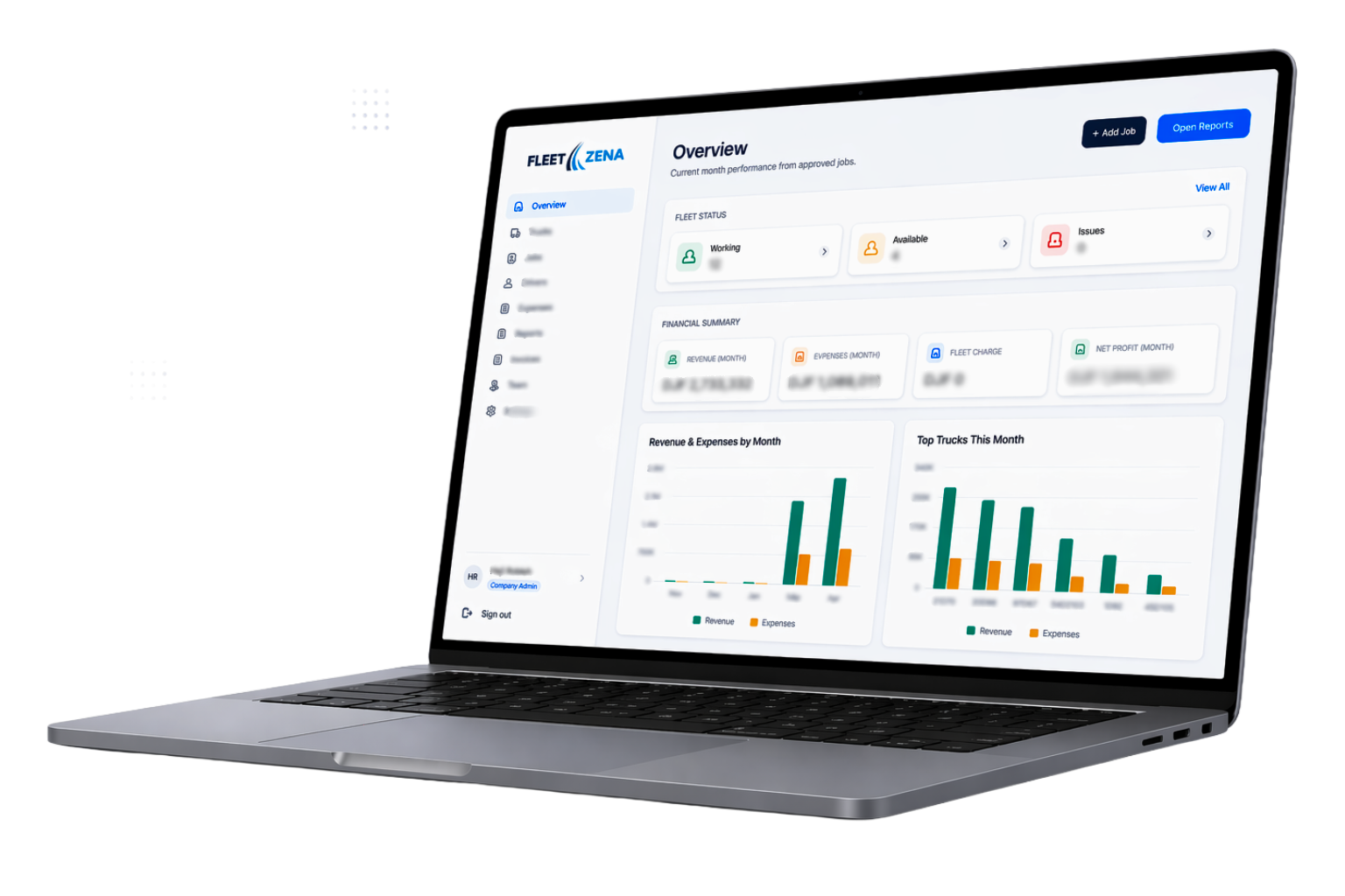 FleetZena Dashboard